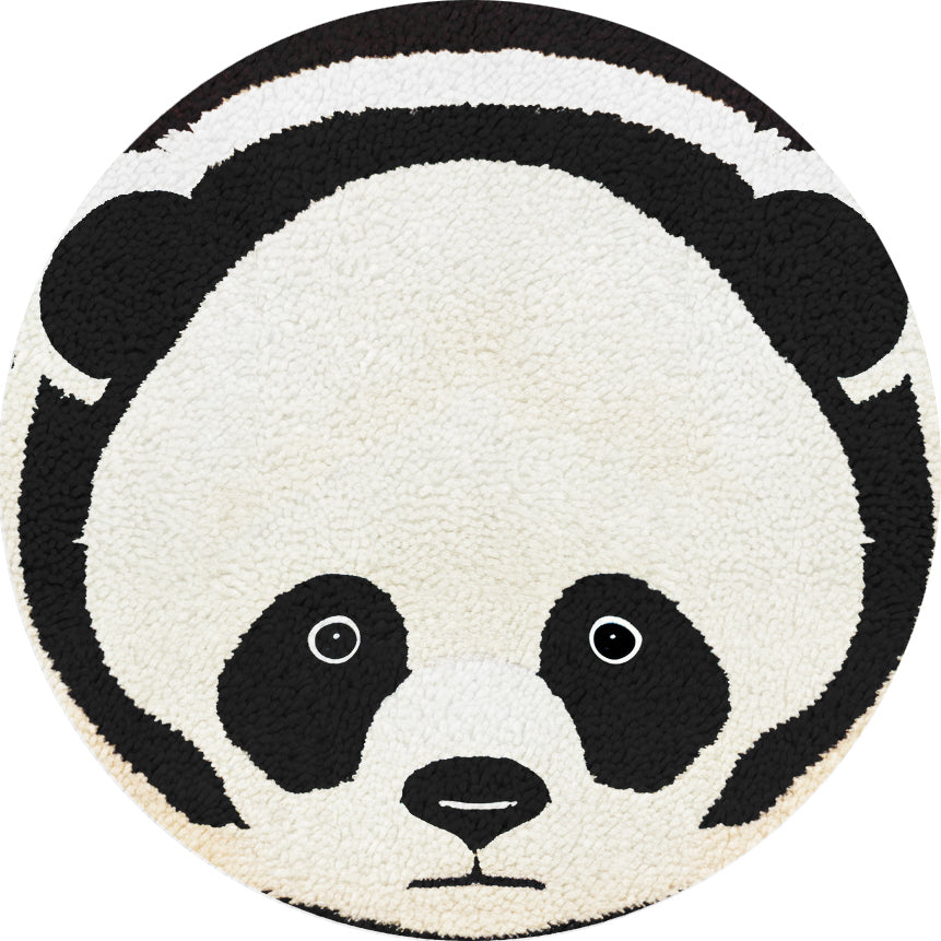 Panda latch hook kits for kids 20X20 in